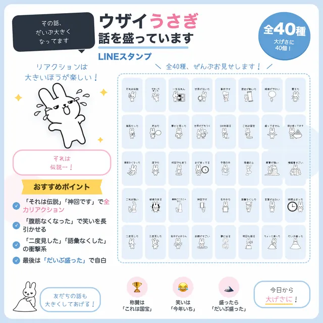 ウザイうさぎ、話を盛っています の紹介画像
